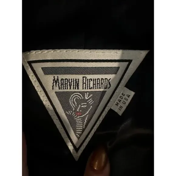 Marvin Richards (Vintage) Wool Coat w/Faux Fur Collar - Size 16 - Picture 5 of 10